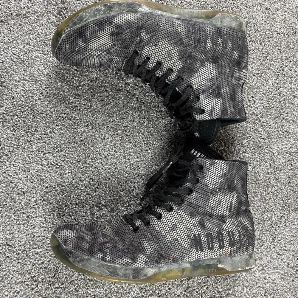 NOBULL OUTWORK Men’s Size 12 TIE-DYE HIGH-TOP Trainers Sneakers Athletic Shoes - Picture 2 of 7